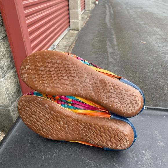 Totuga Women’s Multi Color hand made huarache made in Mexico Sandals Size 9.5 - Picture 12 of 12